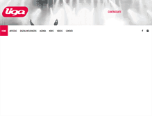 Tablet Screenshot of ligae.com.br